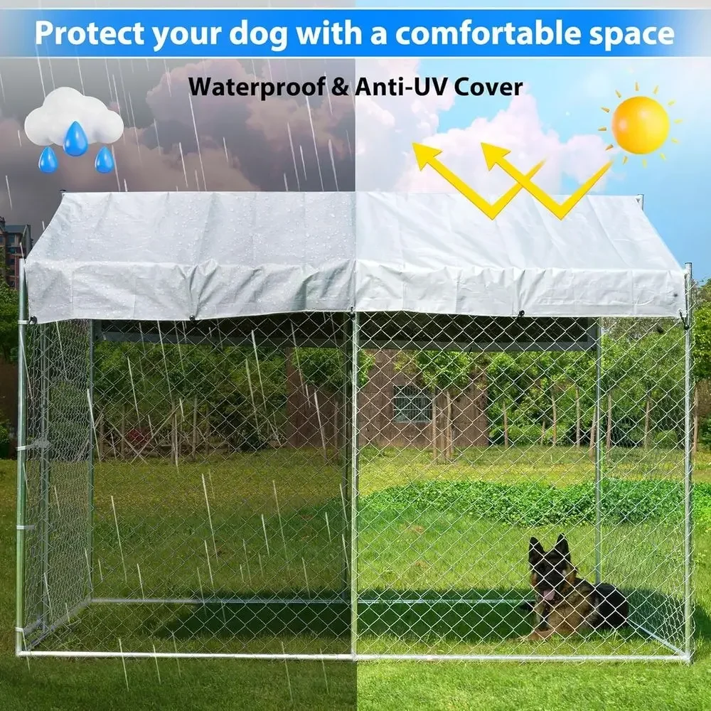 Sturdy 10x6x7.7ft Outdoor Dog  - огляд і ціна Security Chain Door