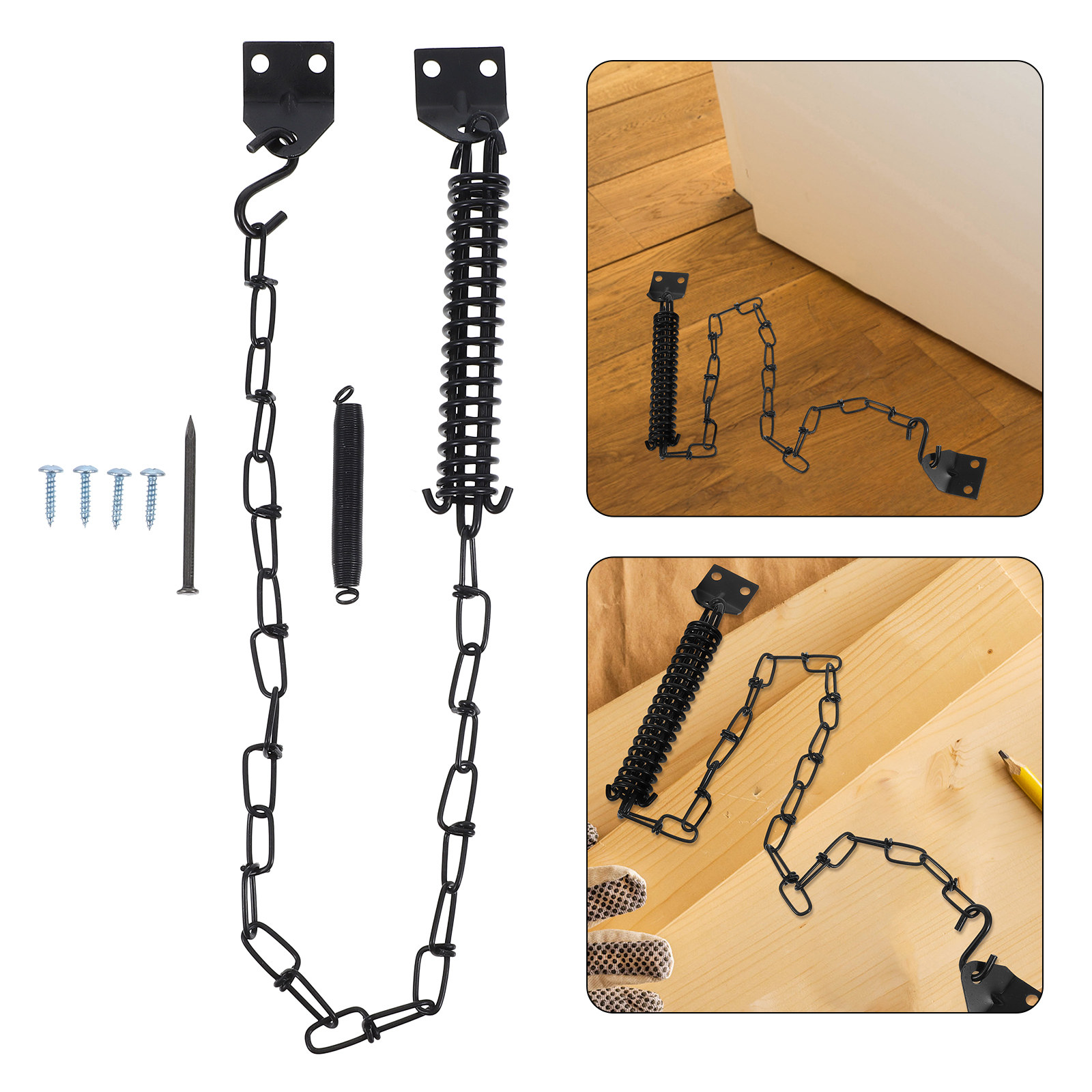 2Set Heavy Duty Windproof Chai - огляд і ціна Security Chain Door