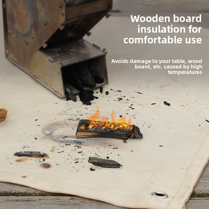 Outdoor Camping Fireproof Clot - огляд і ціна Fire Blanket Kitchen