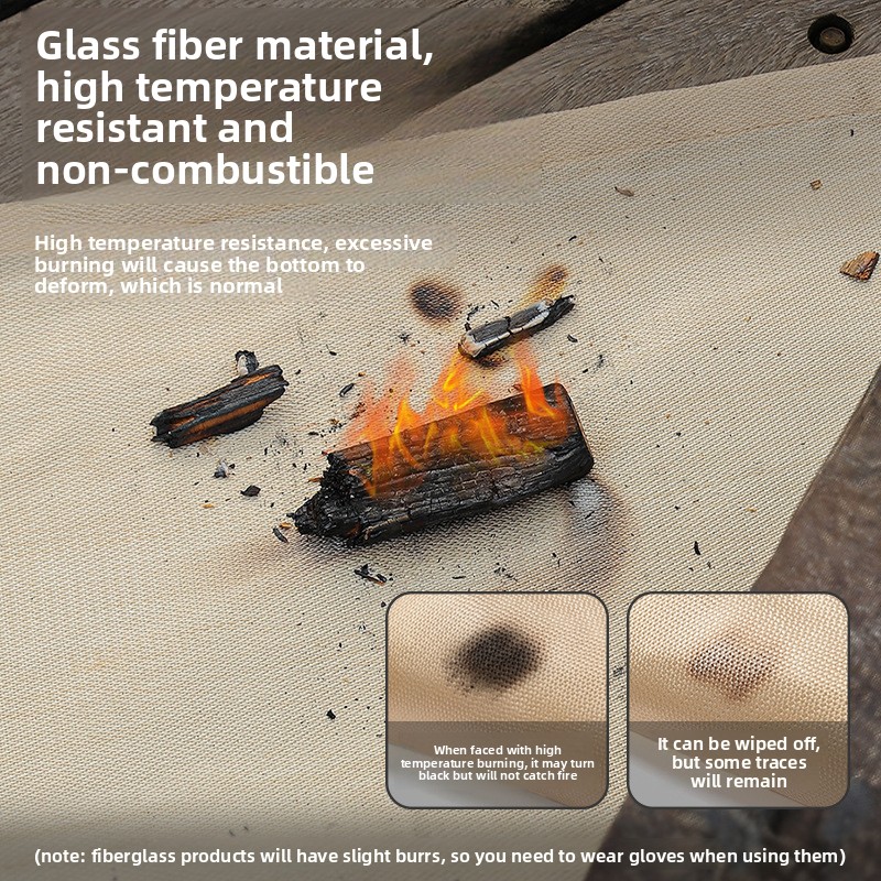 Outdoor Camping Fireproof Clot - огляд і ціна Fire Blanket Kitchen