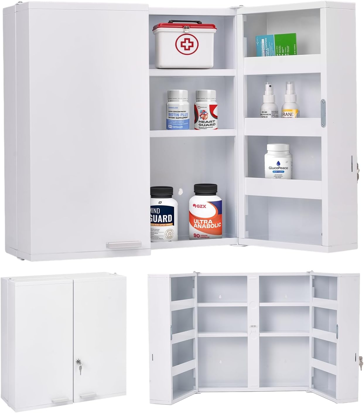 Large Locking Medicine Cabinet - огляд і ціна Medicine Cabinet Lock